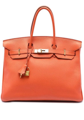 Hermès Pre-Owned 2010 Clemence Birkin Retourne 35 handbag - Orange
