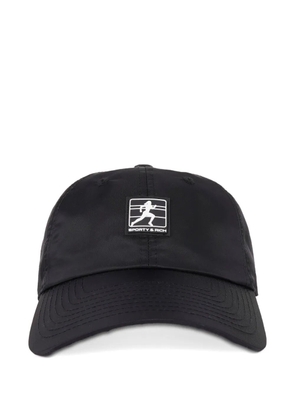 Sporty & Rich logo-patch baseball cap - Black