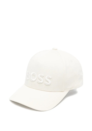 BOSS logo-lettering baseball cap - Neutrals