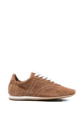 TOTEME Flex suede sneakers - Brown