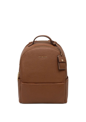 Michael Michael Kors zip-around tag-detail backpack - Brown