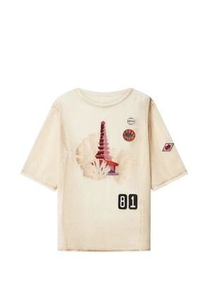 ISABEL MARANT Nisrine crew-neck T-shirt - Neutrals