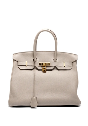 Hermès Pre-Owned 2017 leather tote bag - Neutrals