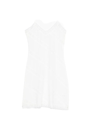 Gimaguas Beatrice lace-trim mini dress - White