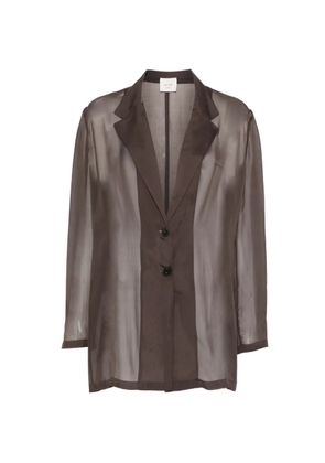 Alysi buttoned blouse - Brown