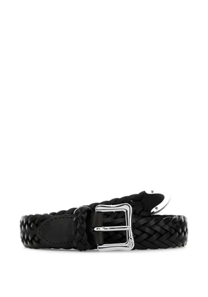 J&M Davidson braided buckle belt - Black