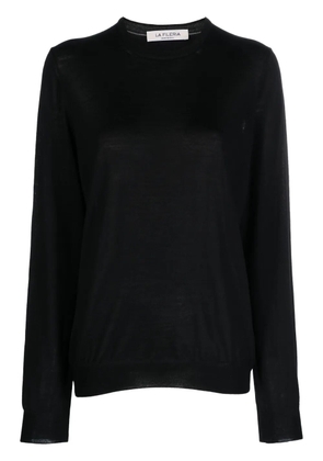 Fileria long-sleeve wool-blend jumper - Black