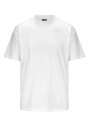 K-Way Solo logo-embroidered short-sleeve T-shirt - White