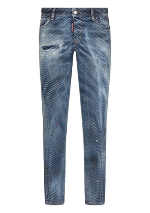 DSQUARED2 Sailor crystal-embellished jeans - Blue