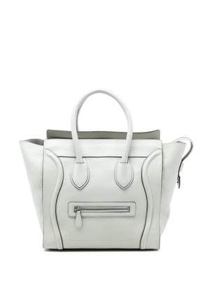 Celine Pre-Owned 2012 Mini Calfskin Luggage tote bag - White