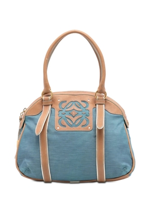 Loewe Pre-Owned 2008 Anagram Jacquard Top Handle Bag handbag - Blue