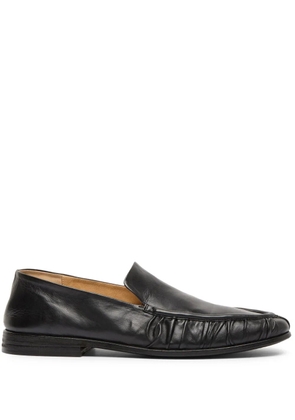 Marsèll Mocassino round-toe leather loafers - Black