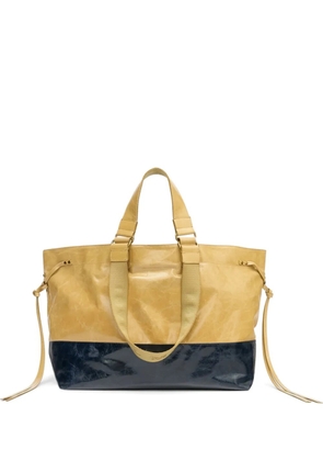 ISABEL MARANT Wardy two-tone shoulder bag - Neutrals