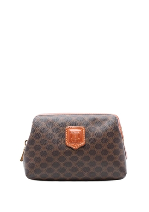 Celine Pre-Owned 1997 Macadam Coated Canvas pouch - Brown