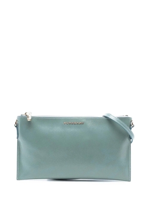 Burberry Pre-Owned 2000-2017 Grained Leather Peyton crossbody bag - Green