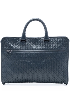 Bottega Veneta Pre-Owned 2012-2026 Nappa Intrecciato business bag - Blue