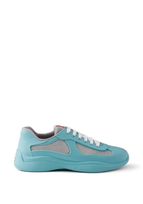 Prada America's Cup Soft rubber and bike fabric sneakers - Blue