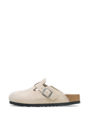 Birkenstock Boston suede slippers - Neutrals