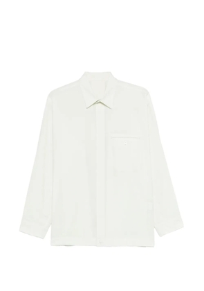 Homme Plissé Issey Miyake long-sleeve boxy shirt - Green