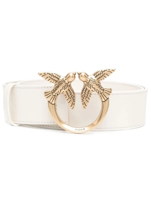 PINKO Love Birds leather belt - Neutrals