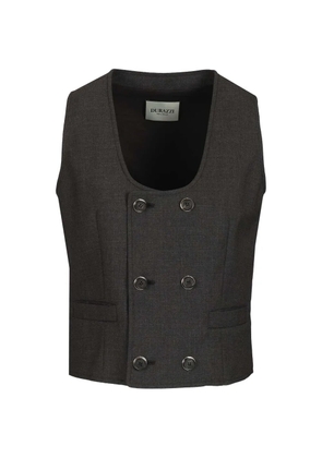 Durazzi Milano double-breasted waistcoat - Grey
