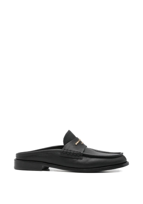 Pre-Owned Alexander Wang logo lettering mules - Black