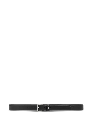 AMI Paris Paris Paris leather belt (25mm) - Black