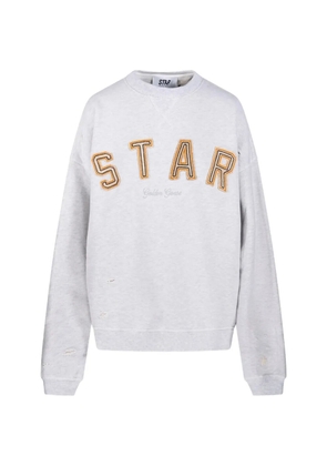 Golden Goose star-graphic crew-neck sweatshirt - Grey