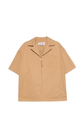 LOEWE zip-fastening pocket shirt - Neutrals
