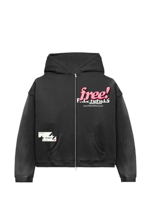 Free Refills tabloid graphic hoodie - Black
