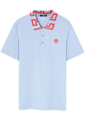 Versace Medusa Greca polo shirt - Blue