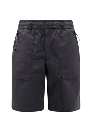 Moncler Grenoble logo-patch bermuda shorts - Black
