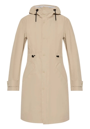 Burberry Hooded waterproof coat - Neutrals