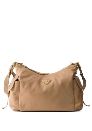 Prada Explore large nappa leather bag - Neutrals