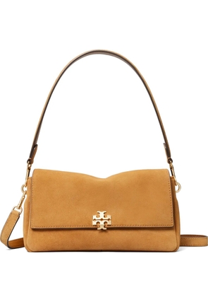 Tory Burch small Charlie suede shoulder bag - Neutrals