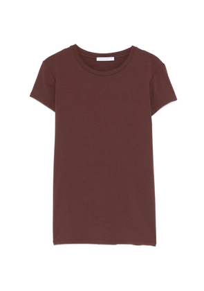 Patrizia Pepe round-neck T-shirt - Brown