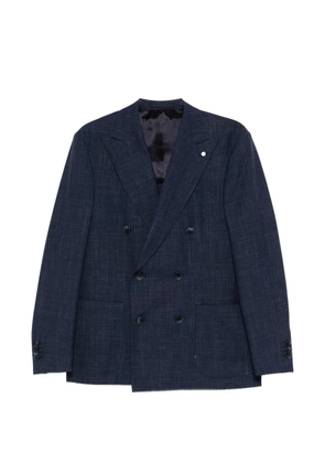 LUIGI BIANCHI MANTOVA double-breasted blazer - Blue