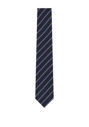 Zegna striped tie - Blue