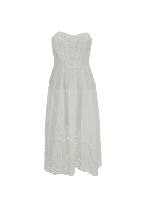 Charo Ruiz Ibiza Marlin strapless midi dress - White