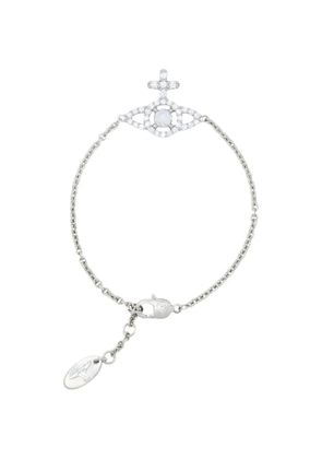 Vivienne Westwood Olympia orb embellished bracelet - Silver
