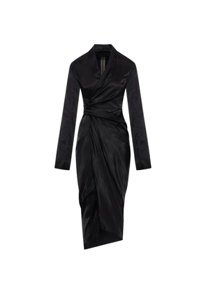 Rick Owens draped-tie dress - Black
