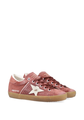 Golden Goose Super-Star suede sneakers - Red