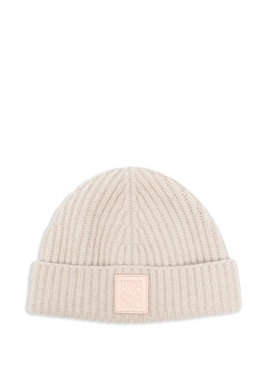 LOEWE cashmere beanie - Neutrals