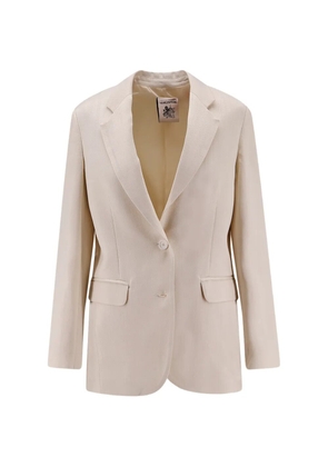Semicouture two-button flap pocket blazer - Neutrals