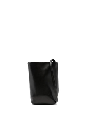 The Row leather cross body bag - Black