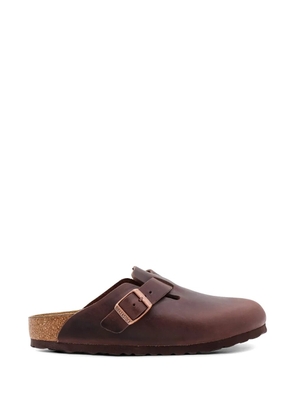 Birkenstock Boston leather mules - Brown