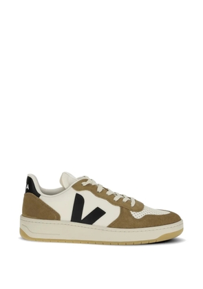 VEJA V-10 logo-patch sneakers - Neutrals