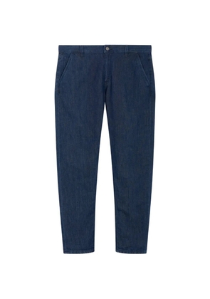PT Torino indigo cotton trousers - Blue