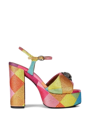 Kurt Geiger London Kensington embellished platform sandals - Pink