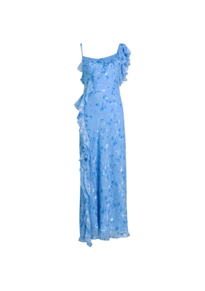 Rixo Ester ruffled midi dress - Blue